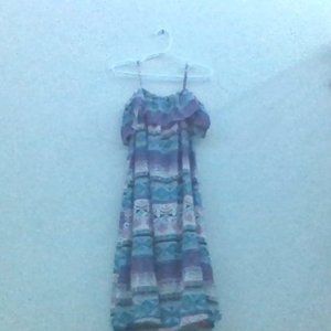 Patterned Beach Dress
